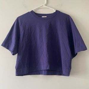 Wilfred Free Aritzia Weekend Crop Tee Shirt